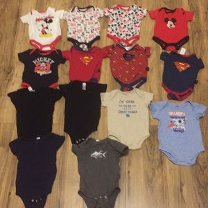 Lot of 3-6 onesies